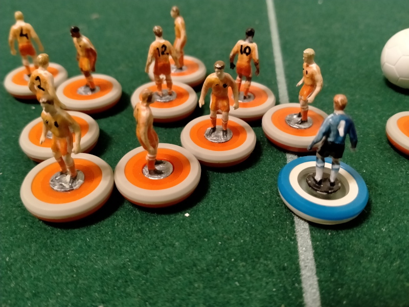 Mettere i numeri a squadra Subbuteo Calcio Tavolo 