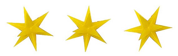 3 stelle illuminate