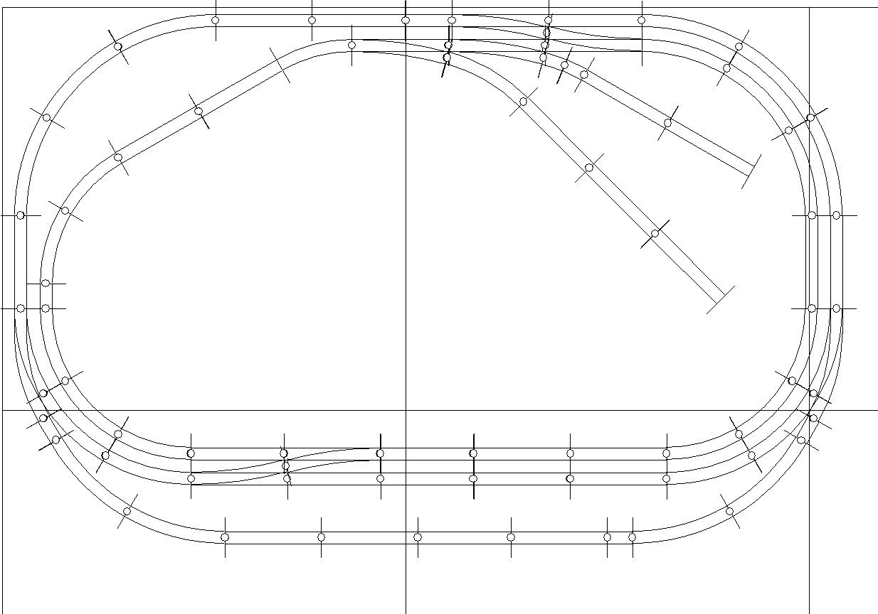 Tracciato 210x135cm