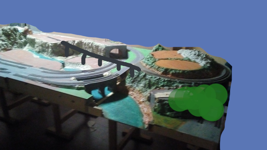Modulo destro Plastico Potenza 80x120 paesaggio grezzo da usato
