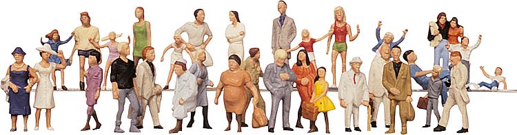 Persone varie pose 36 pezzi