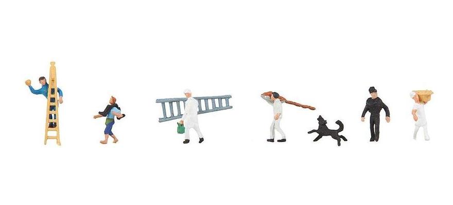 Operai con scale