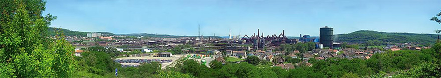 Sfondo area industriale