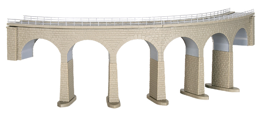 Viadotto Albula ad archi curvo 45�