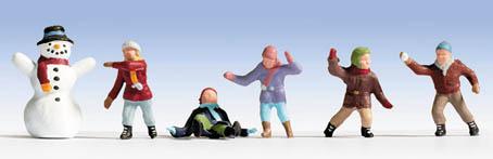 Bambini sulla neve