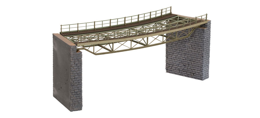 Ponte a via superiore curva