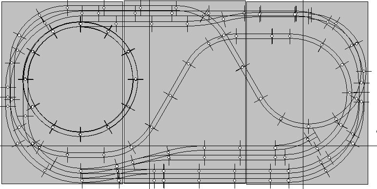 Tracciato Piko Plastico Ready-1 240x120cm