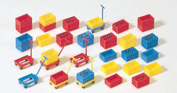 CASSETTE  IN PLASTICA CON RUOTE