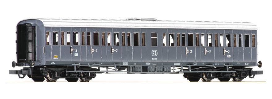 Carrozza passeggeri di  2a classe  FS