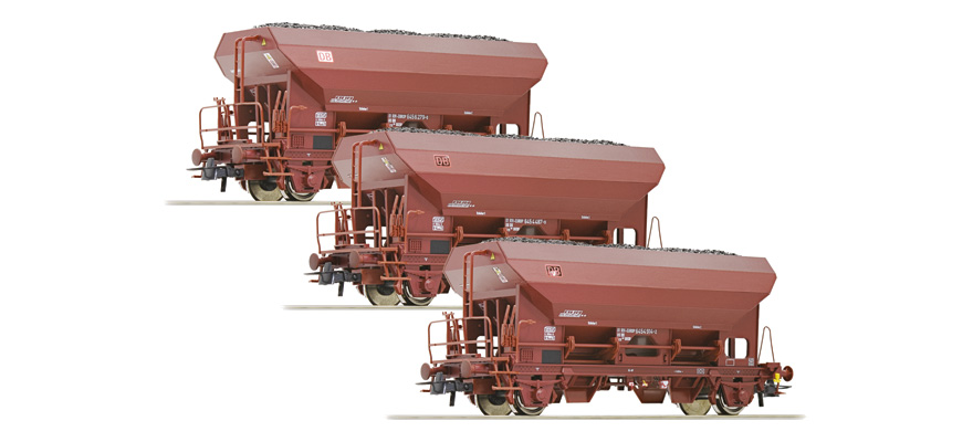 Set 3 Carri tramoggia a scarico automatico DB AG