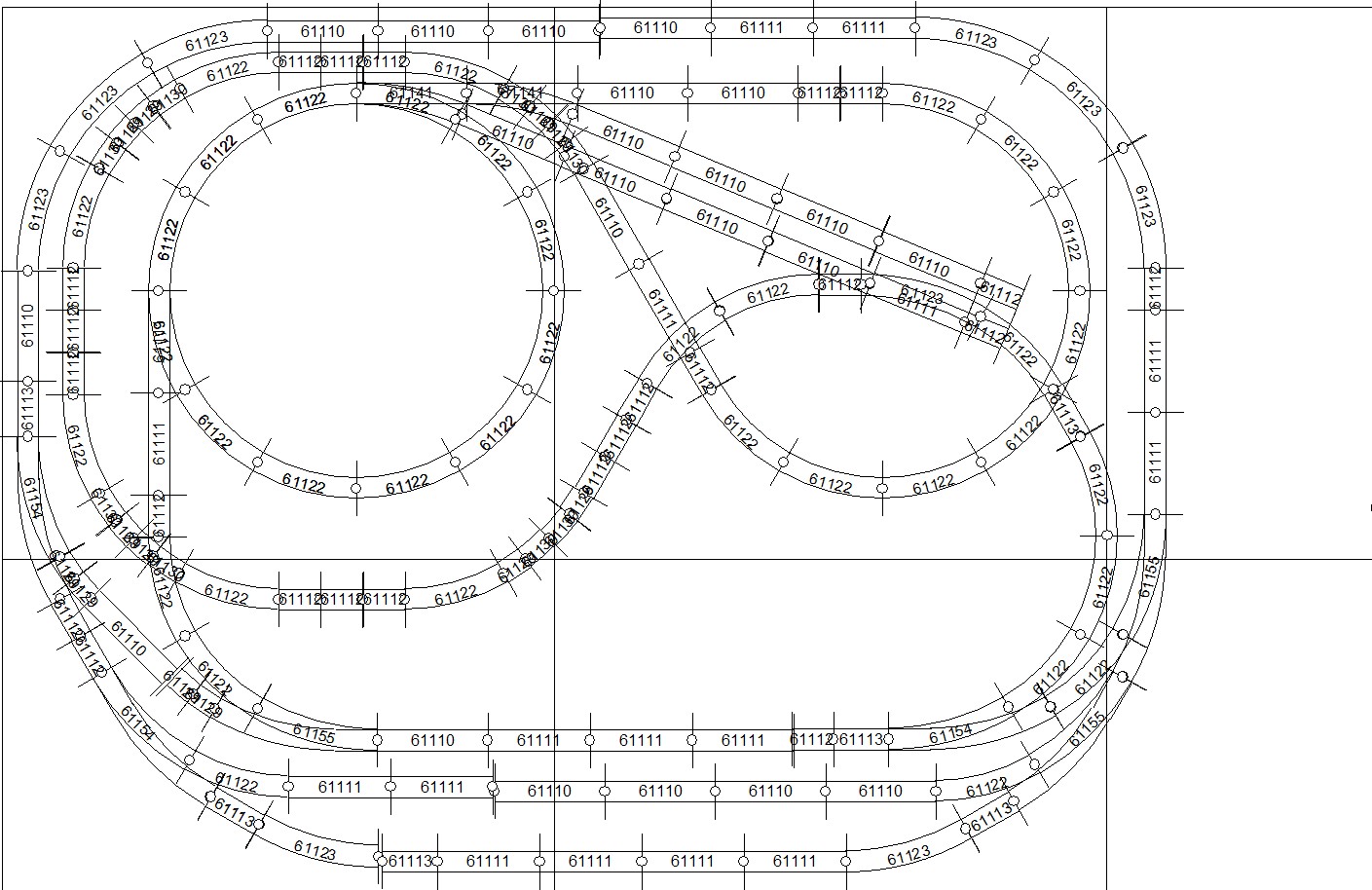 Binari Roco Geoline Plastico Easy 215x160cm