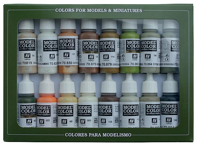 Set 16 colori terra