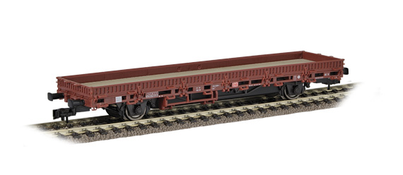 Carro pianale marrone con motore