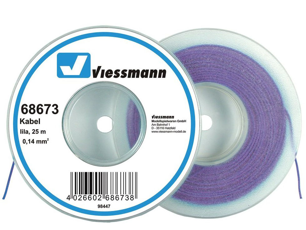 cavo 25 m, 0,14 mm, viola