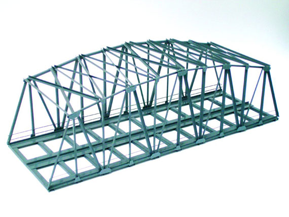 Ponte a travi metalliche 2 binari