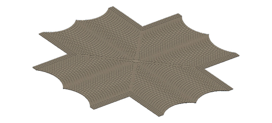 HO Incrocio in porfido