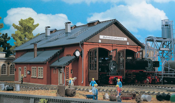 Rimessa locomotive a 2 binari