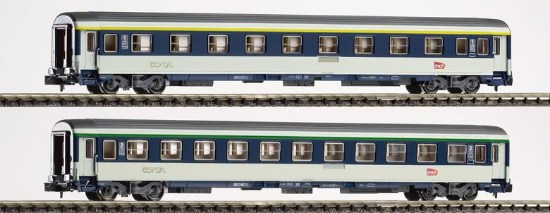 2 carrozze 1/2 classe N