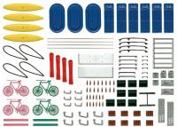 Vedi Scheda Busch 49968 - Set Vacanze bagagli per auto estate inverno Busch - Scala  H0 