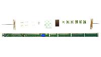 Vedi Scheda Roco 40420 - Kit di illuminazione a LED universale per vagoni H0 a 4 assi Roco - Scala  H0 