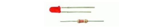 4 pezzi Led rossi D: 3 mm