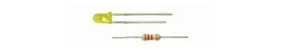 4 pezzi Led gialli D: 3 mm