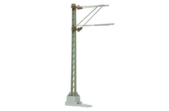 H0 palo standard con dopppio braccio