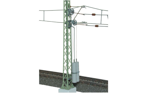 H0 palo tesatore DB con carrucole