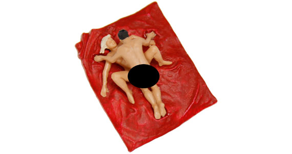 H0 scena animata sexy sul tappeto