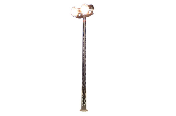 H0 faretto doppio con LED bianco