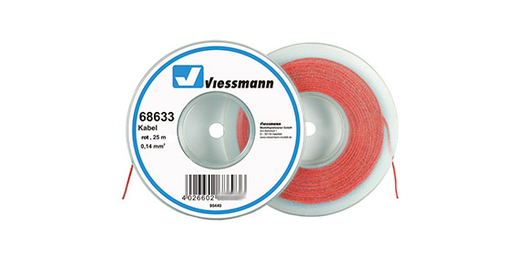 cavo 25 m, 0,14 mm, rosso
