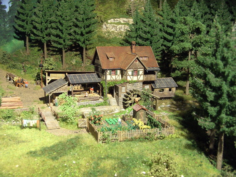 Modellismo Ferroviario Segheria e Legname Scala h0